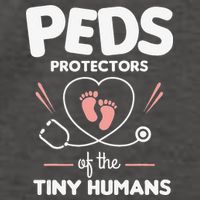 Peds Protectors Of The Tiny Humans Pediatrician Pediatrics Vector Backpack