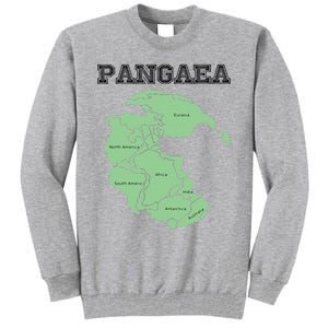 Pangaea Pangea One Continent World Earth Graphic Tall Sweatshirt