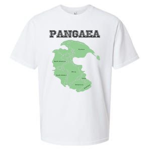 Pangaea Pangea One Continent World Earth Graphic Sueded Cloud Jersey T-Shirt