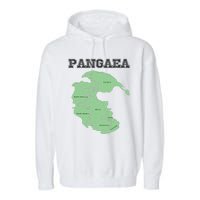 Pangaea Pangea One Continent World Earth Graphic Garment-Dyed Fleece Hoodie