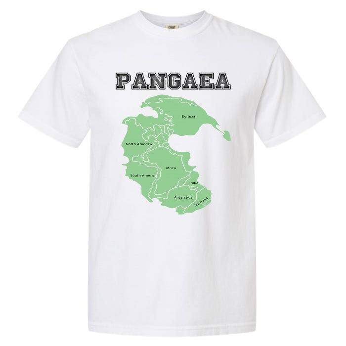 Pangaea Pangea One Continent World Earth Graphic Garment-Dyed Heavyweight T-Shirt