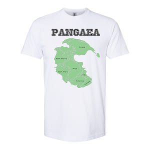 Pangaea Pangea One Continent World Earth Graphic Softstyle CVC T-Shirt