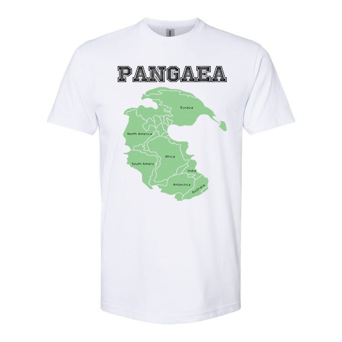 Pangaea Pangea One Continent World Earth Graphic Softstyle CVC T-Shirt