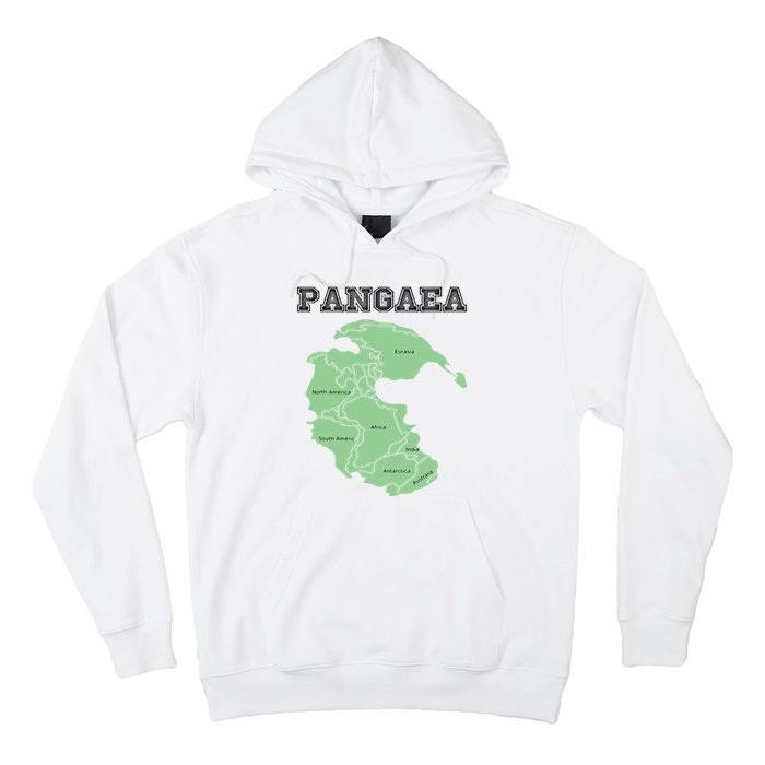 Pangaea Pangea One Continent World Earth Graphic Hoodie