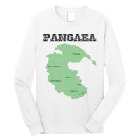 Pangaea Pangea One Continent World Earth Graphic Long Sleeve Shirt