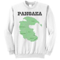 Pangaea Pangea One Continent World Earth Graphic Sweatshirt