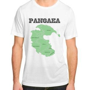 Pangaea Pangea One Continent World Earth Graphic Adult ChromaSoft Performance T-Shirt