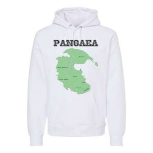 Pangaea Pangea One Continent World Earth Graphic Premium Hoodie