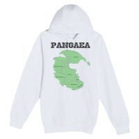 Pangaea Pangea One Continent World Earth Graphic Premium Pullover Hoodie