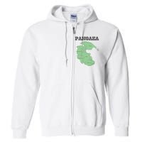 Pangaea Pangea One Continent World Earth Graphic Full Zip Hoodie