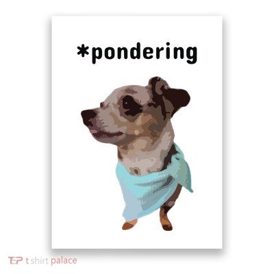 Pondering Poster