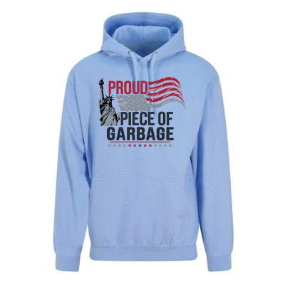 Proud Piece Of Garbage Funny Garbage Unisex Surf Hoodie