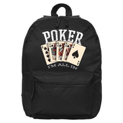 Poker 16 in Basic Backpack