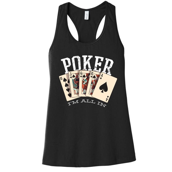 Poker Women's Racerback Tank