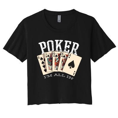 Poker Women's Crop Top Tee