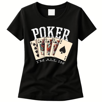 Poker Womens T-Shirt