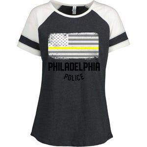 Philadelphia Police Officer Pennsylvania Police Gift Enza Ladies Jersey Colorblock Tee