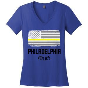 Philadelphia Police Officer Pennsylvania Police Gift Women's V-Neck T-Shirt