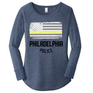 Philadelphia Police Officer Pennsylvania Police Gift Women's Perfect Tri Tunic Long Sleeve Shirt