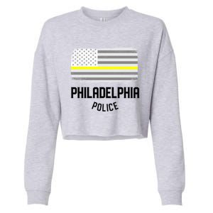 Philadelphia Police Officer Pennsylvania Police Gift Cropped Pullover Crew