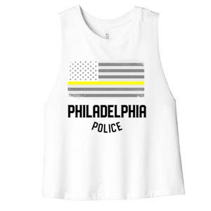 Philadelphia Police Officer Pennsylvania Police Gift Women's Racerback Cropped Tank