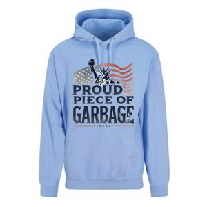 Proud Piece Of Garbage Garbage For Trump Unisex Surf Hoodie