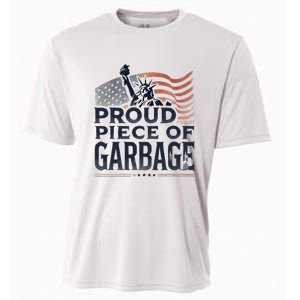 Proud Piece Of Garbage Garbage For Trump Cooling Performance Crew T-Shirt