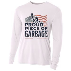 Proud Piece Of Garbage Garbage For Trump Cooling Performance Long Sleeve Crew