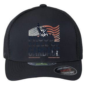 Proud Piece Of Garbage Garbage For Trump Flexfit Unipanel Trucker Cap