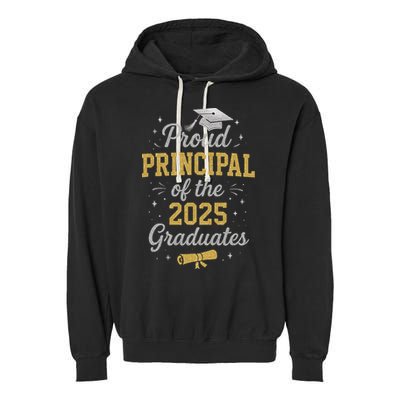 Proud Principle Of The 2025 Graduates Senior Graduation Garment-Dyed Fleece Hoodie