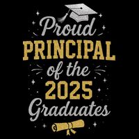Proud Principle Of The 2025 Graduates Senior Graduation Drawstring Bag