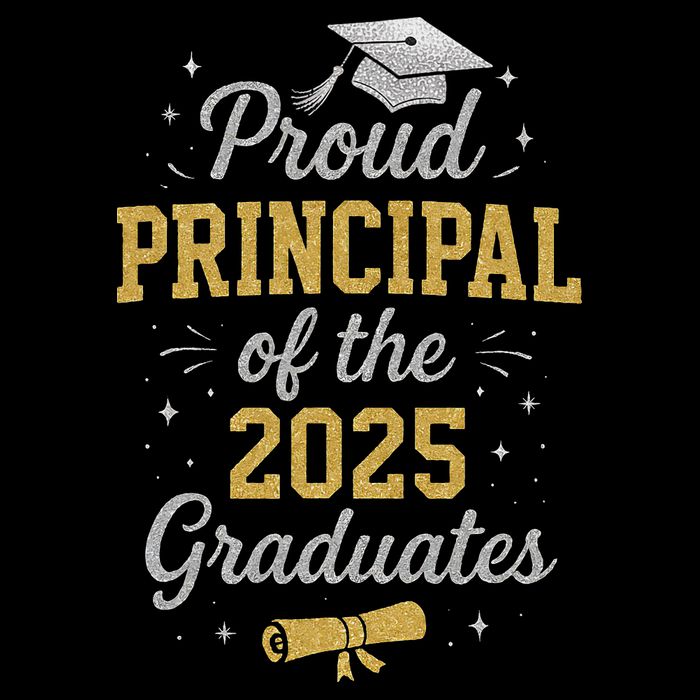 Proud Principle Of The 2025 Graduates Senior Graduation Drawstring Bag