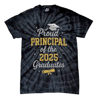 Proud Principle Of The 2025 Graduates Senior Graduation Tie-Dye T-Shirt