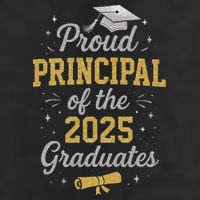 Proud Principle Of The 2025 Graduates Senior Graduation Golf Towel