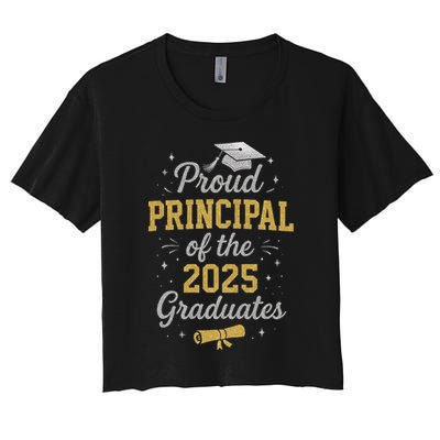 Proud Principle Of The 2025 Graduates Senior Graduation Crop Top