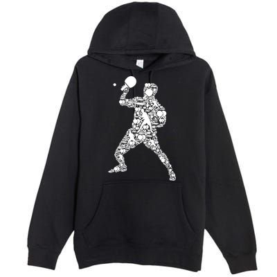 Ping Pong Player Table Tennis Gift Premium Pullover Hoodie