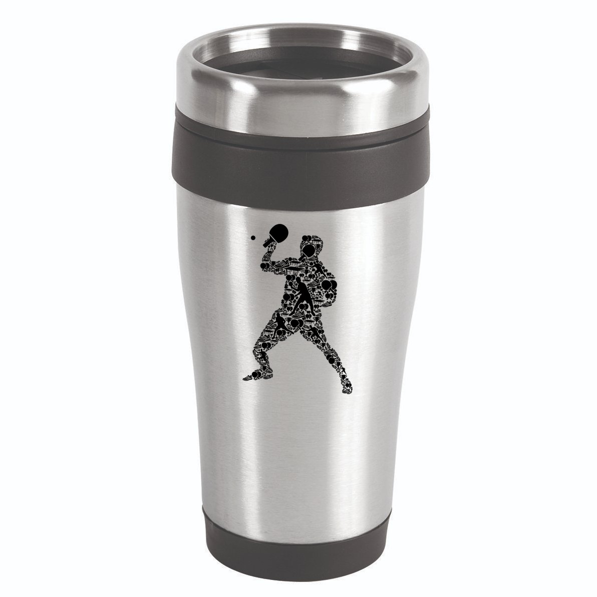 Ping Pong Player Table Tennis Gift 16oz Travel Tumbler