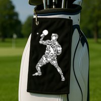 Ping Pong Player Table Tennis Gift Golf Towel