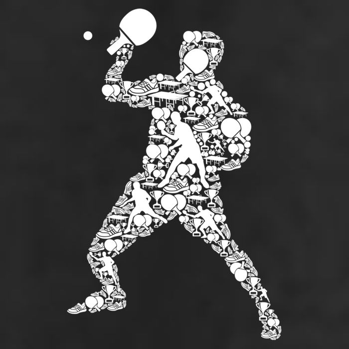 Ping Pong Player Table Tennis Gift Golf Towel
