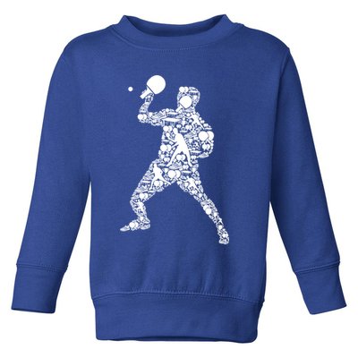 Ping Pong Player Table Tennis Gift Toddler Sweatshirt