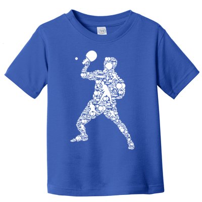 Ping Pong Player Table Tennis Gift Toddler T-Shirt