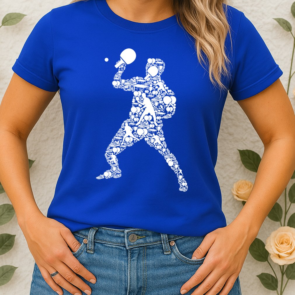 Ping Pong Player Table Tennis Gift Womens T-Shirt