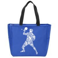 Ping Pong Player Table Tennis Gift Zip Tote Bag