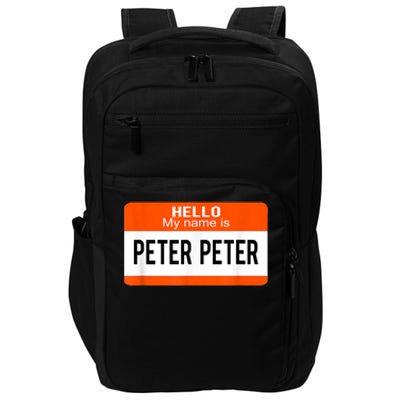 Peter Peter Pumpkin Eater Halloween Matching Couples Costume Impact Tech Backpack