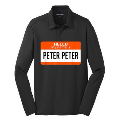 Peter Peter Pumpkin Eater Halloween Matching Couples Costume Silk Touch Performance Long Sleeve Polo