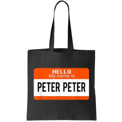 Peter Peter Pumpkin Eater Halloween Matching Couples Costume Tote Bag