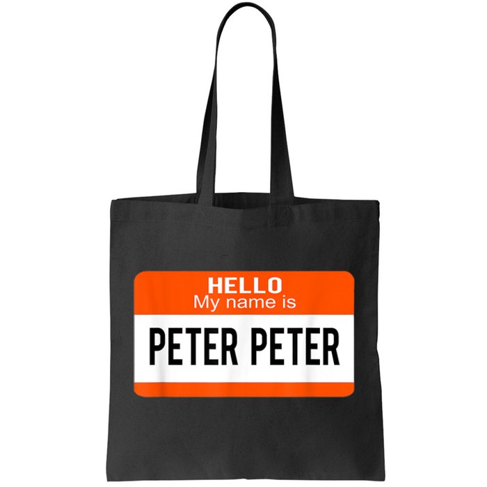 Peter Peter Pumpkin Eater Halloween Matching Couples Costume Tote Bag