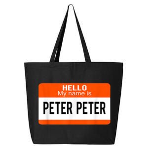 Peter Peter Pumpkin Eater Halloween Matching Couples Costume 25L Jumbo Tote