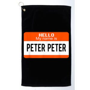 Peter Peter Pumpkin Eater Halloween Matching Couples Costume Platinum Collection Golf Towel