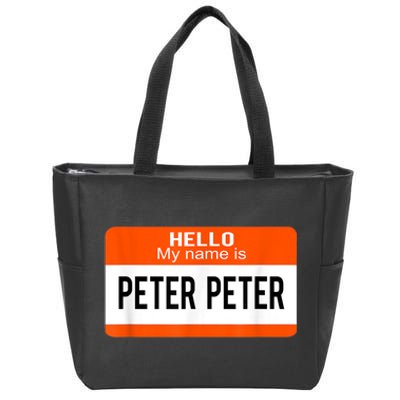 Peter Peter Pumpkin Eater Halloween Matching Couples Costume Zip Tote Bag